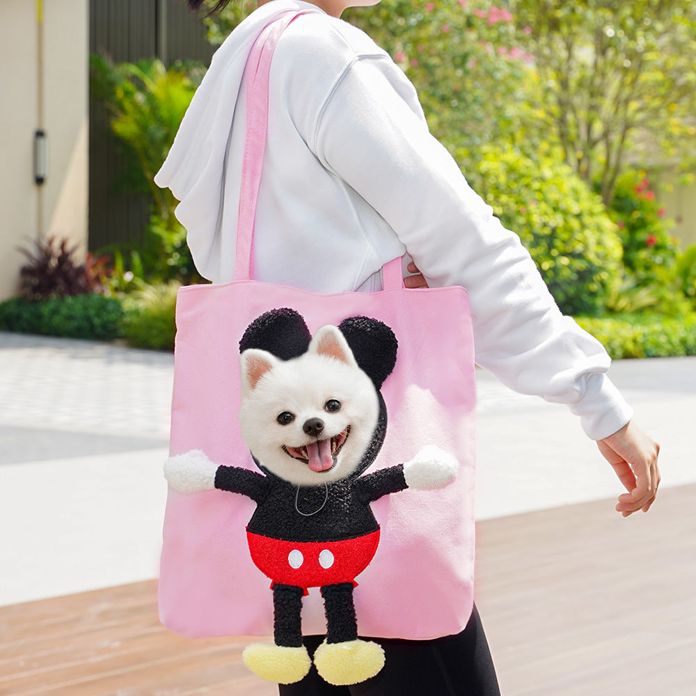 Pet Outgoing Bag Wholesale Cat Bag Crossbody Portable Cat Bag Small Dog Outcrop Dog Shoulder Bag Dog Supplies