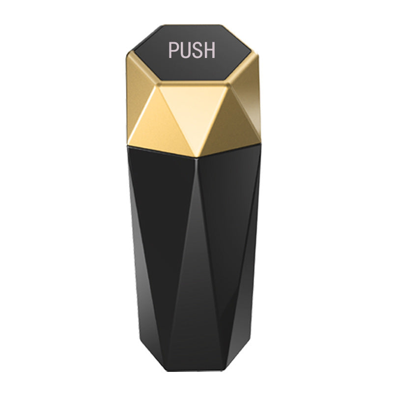 Car Trash Bin Mini Car Cup Holder Diamond Trash Bin Desktop Storage Box Car Trash Bin Trash Bin
