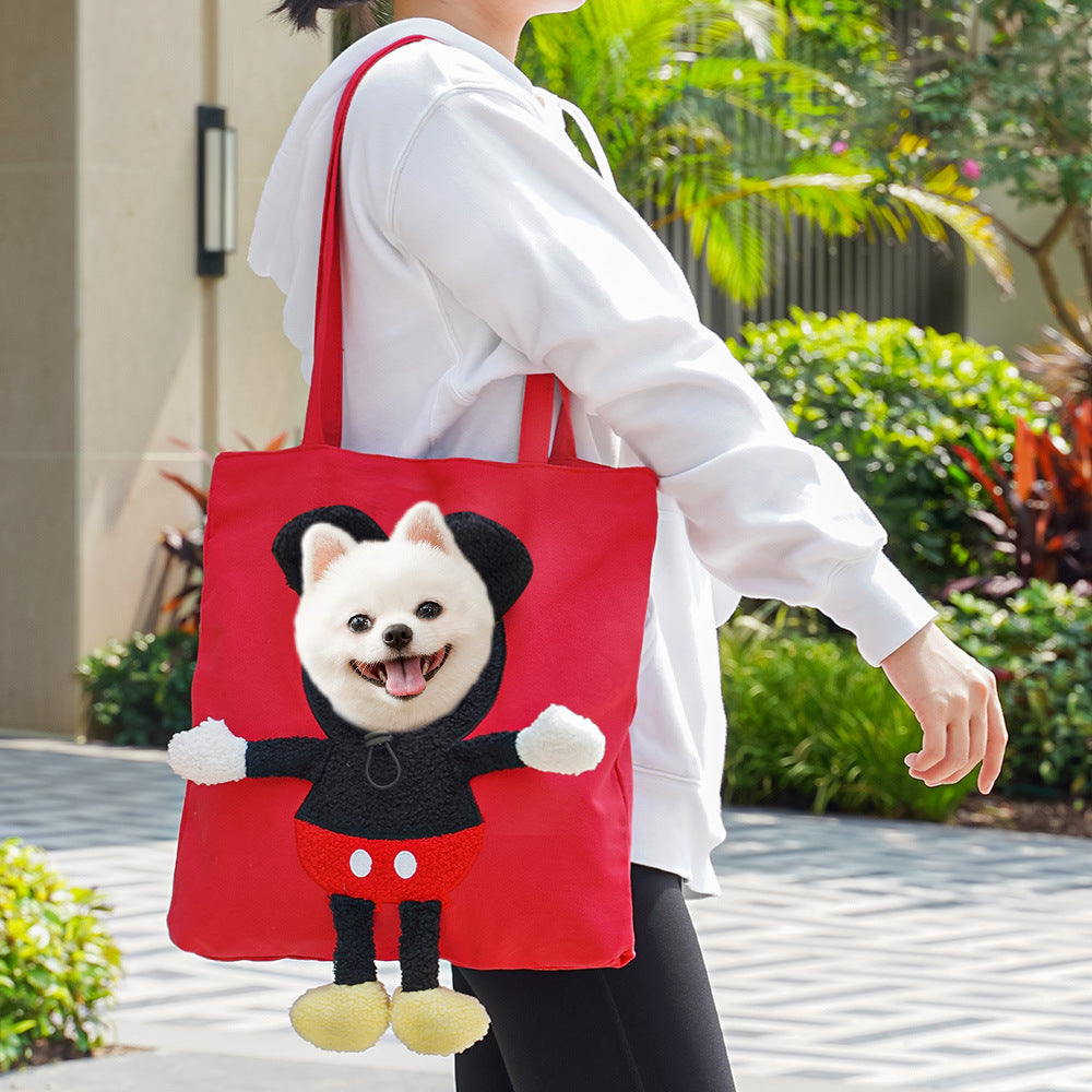 Pet Outgoing Bag Wholesale Cat Bag Crossbody Portable Cat Bag Small Dog Outcrop Dog Shoulder Bag Dog Supplies