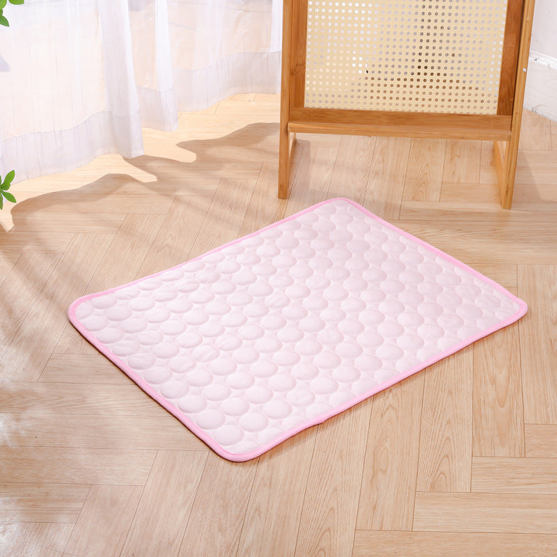 Cross-Border Wholesale Pet Ice Silk Mat, Summer Cooling Cat Sleeping Mat, Cool Floor Mat, Cat Cooling Mat, Dog Ice Silk Mat