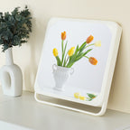Mural Storage Box for Clean Clothes, Bathroom Wall-Mounted Folding Storage Rack, Toilet Cabinet