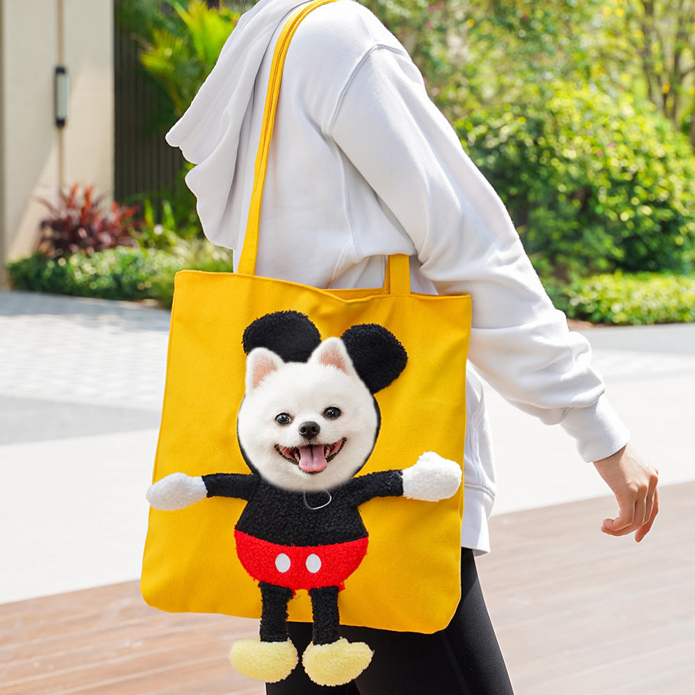 Pet Outgoing Bag Wholesale Cat Bag Crossbody Portable Cat Bag Small Dog Outcrop Dog Shoulder Bag Dog Supplies