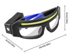 LED Lighted Safety Glasses - Protective Eyewear, Sports Biking Goggles, Rechargeable LED Safety Glasses | TYPE-C