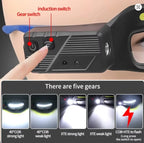 LED Lighted Safety Glasses - Protective Eyewear, Sports Biking Goggles, Rechargeable LED Safety Glasses | TYPE-C