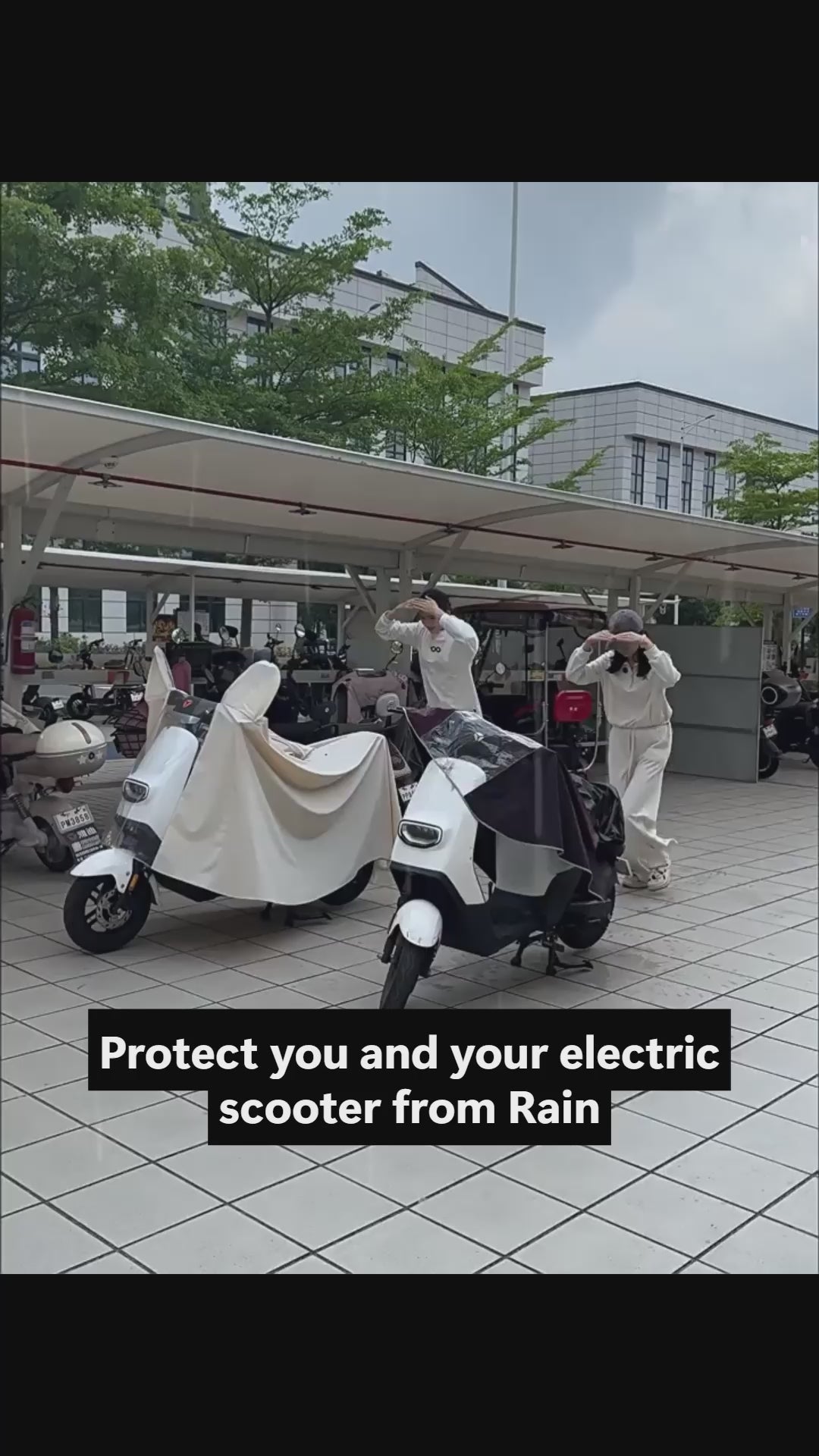 Electric Vehicle-Specific Raincoat, Single-Person Full-Body Rain Cover, Unisex All-In-One Riding Poncho
