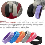 Luggage universal wheel silicone belt: 5 - 6.5 cm in Diameter.
